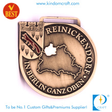 Kundenspezifische Kupferstampfen Berliner Medaille Made in China für Souvenir